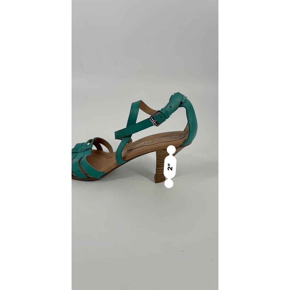 Franco Sarto Teal Sandals (SB8) - Picture 2 of 6